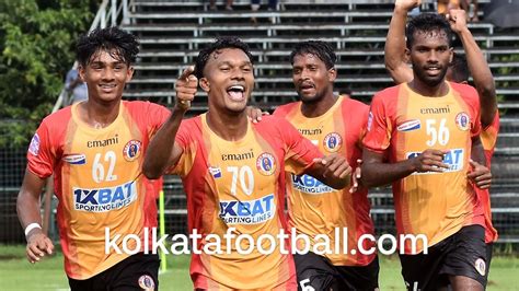 HIGHLIGHTS East Bengal 5 1 Eastern Railway Bhowanipore SC 3 1 Wari AC