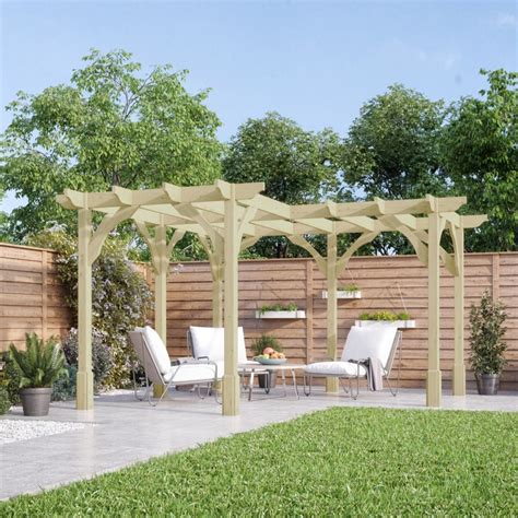 Premium Freestanding Corner Pergolas Rutland County Garden Furniture