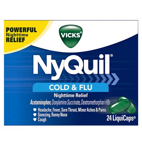 Vicks Dayquil Severe Cough Cold And Flu Relief 24 Caplets