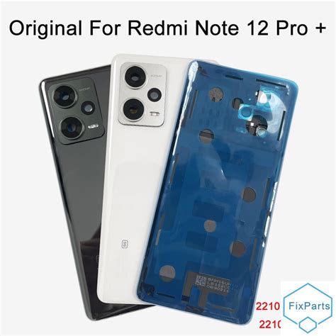 100 Original Para Xiaomi Redmi Nota 12 Pro Plus Tampa Da Bateria