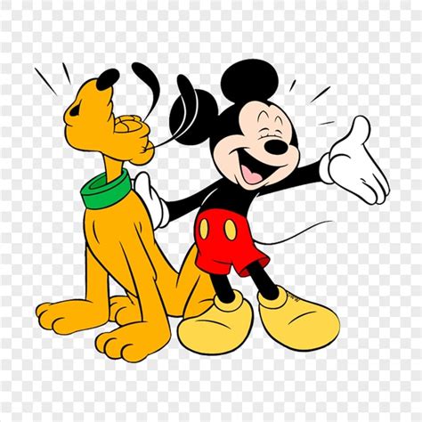 HD Mickey And Pluto Friends Cartoon Characters PNG Citypng