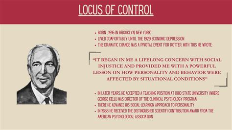 Solution Presentation Review Locus Of Control By Julian Rotter Ma