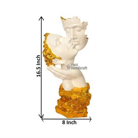 Abstract Sculpture Gold Plated at Rs 1740 | Decorative Showpiece in ...