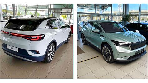 Skoda ENYAQ Vs Volkswagen ID 4 2021 Visual COMPARISON Which One Is