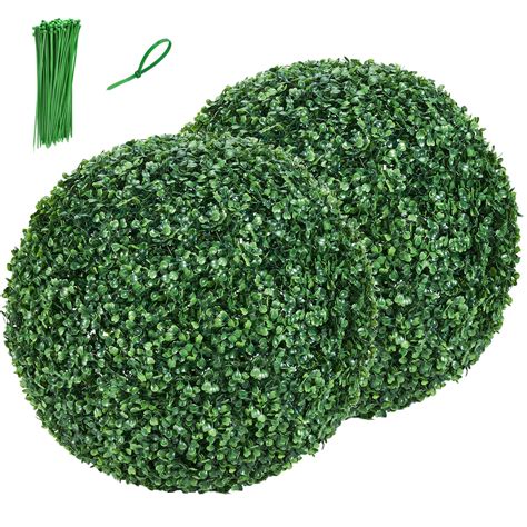 Geiguiwa Pcs Inch Boxwood Topiary Ball Artificial Plant Topiary