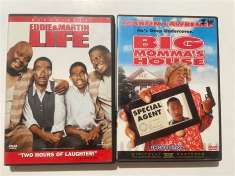 Martin Lawrence Dvd Lot 2 Movies Lot Life And Big Mommas House Comedy