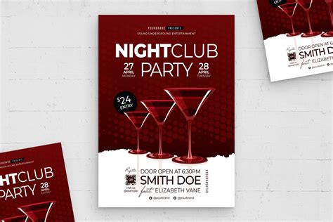 Nightclub Party Event Flyer Template [psd Ai] Brandpacks