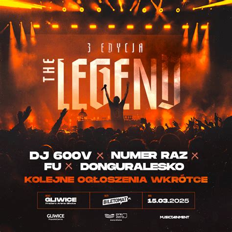 LEGENDY RAPU U NA FESTIWALU LEGEND PreZero Arena Gliwice