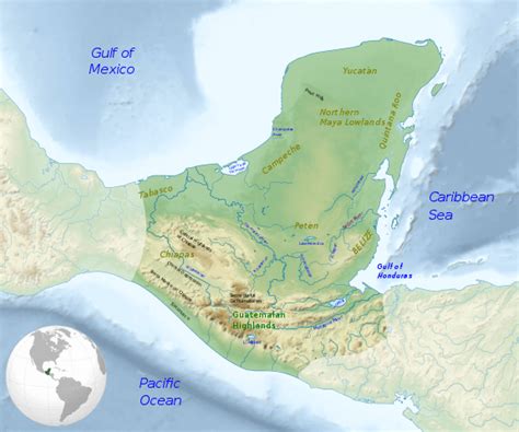 The Maya Region A Journey Through Peaks Lowlands And Plateaus Lac Geo