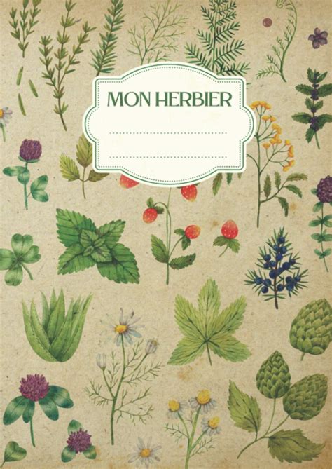 Mon Herbier Vierge Remplir Pour Conserver Feuilles Fleurs Et