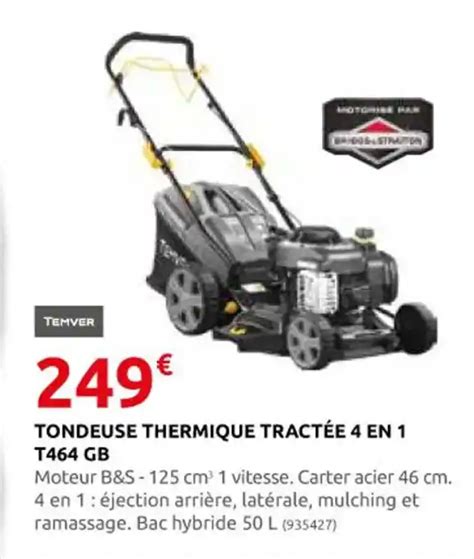 Tondeuse Thermique Tract E En