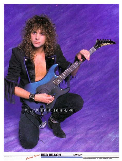 Reb Beach Rock Guitar Glam Metal Guitarist