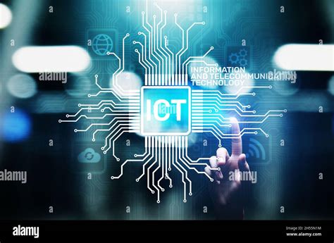 Ict Information And Communication Technology Concept On Virtual