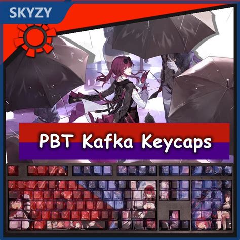 Kafka Keycaps Cherry Profile Anime Honkai Star Rail Pbt Dye Sub B N