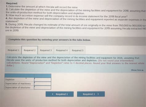 Solved On May Hecala Mining Entered Into An Chegg