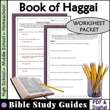 Book Of Haggai Bible Study Questions By Teaching To Equip TPT