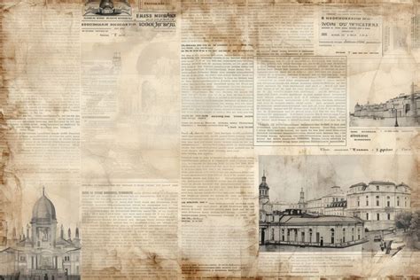 A cityscape newspaper backgrounds sketch. | Premium Photo Illustration ...