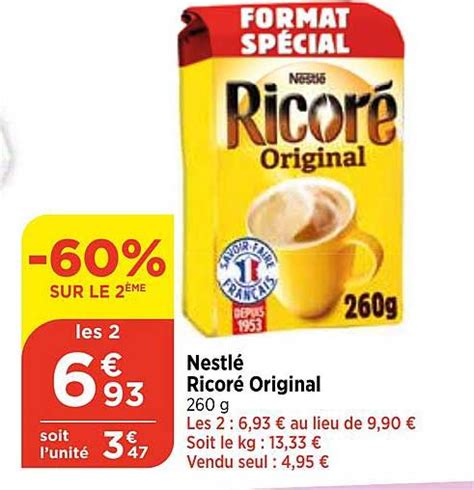 Promo Nestlé Ricoré Original chez Bi1 iCatalogue fr