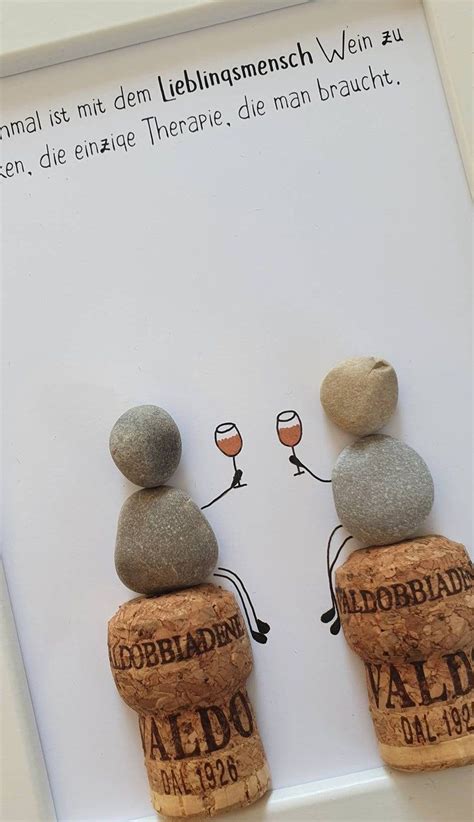 Stone Crafts Rock Crafts Diy Home Crafts Creative Crafts Wine Cork