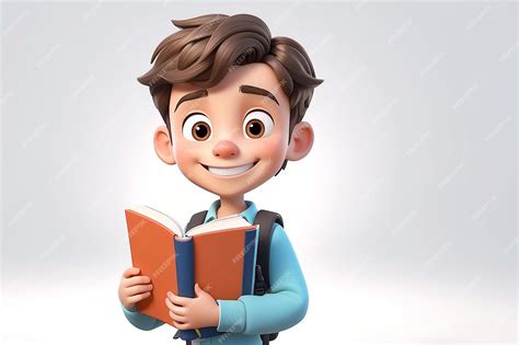 Premium Photo Cute And Clever Smiling Young School Student Boy