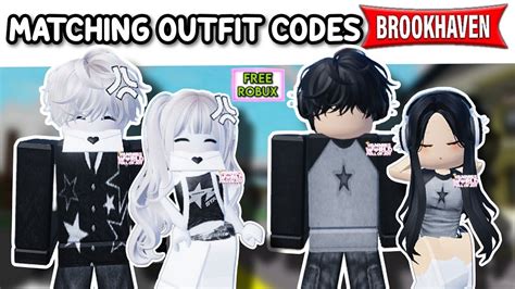 Girl And Boy Matching Outfit Codes For Brookhaven 🏡rp Berry Avenue And