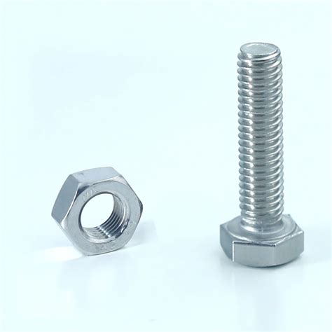 Ss Bolt Nut Washer Sus M M Din Standard Bolts A Ss