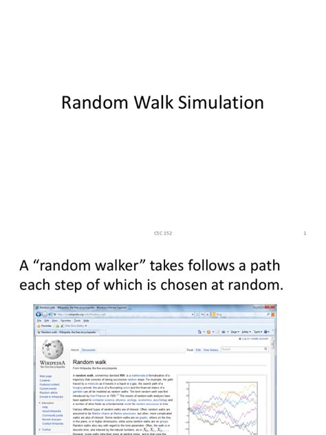 Random Walk Simulation | Standard Deviation | Sampling (Statistics)