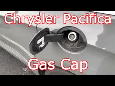 Chrysler Pacifica How To Open Gas Cap Youtube