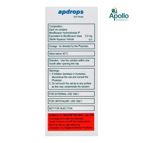 Apdrops Eye Drops 3 Ml Uses Side Effects Price Apollo Pharmacy