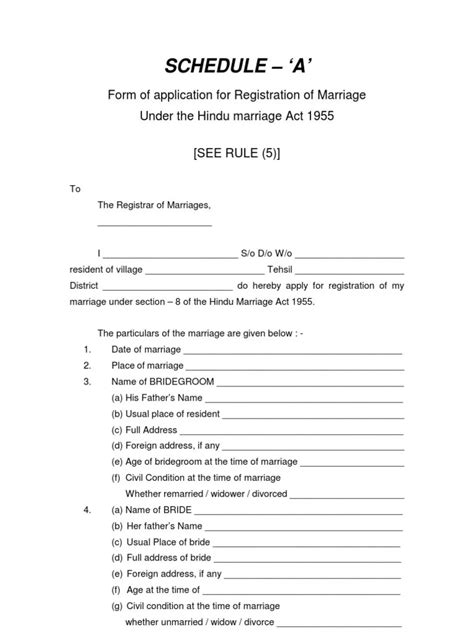 Marriage Memorandum Form Pdf Financial Report