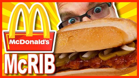 Mcdonald S Mcrib Combo Review And Drive Through Test Youtube