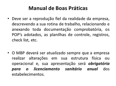 Exemplo De Manual De Boas Praticas Novo Exemplo