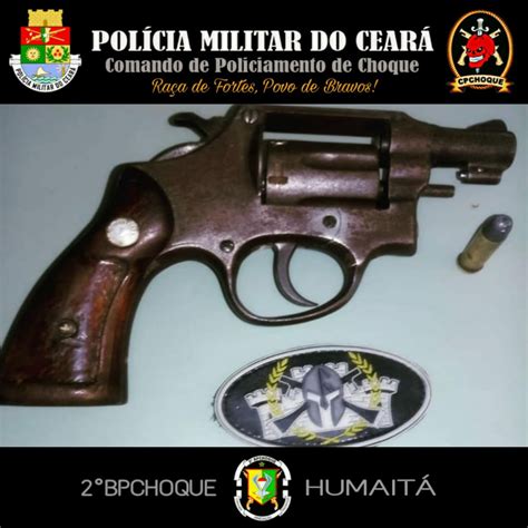 Pmce Prende Homem Por Posse Ilegal De Arma De Fogo No Bairro Jardim