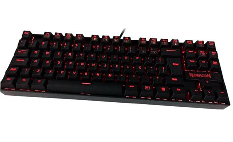 Teclado Gamer Redragon Mecânico Kumara K552 Abnt2 Switch Red C Led