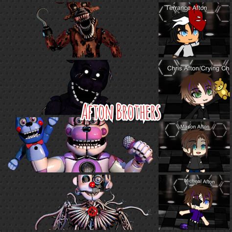 Fnaf Afton Brothers My Au By Thegodofvines21 On Deviantart