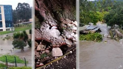 Video Lluvias En Cundinamarca Provocaron Vendavales Derrumbes