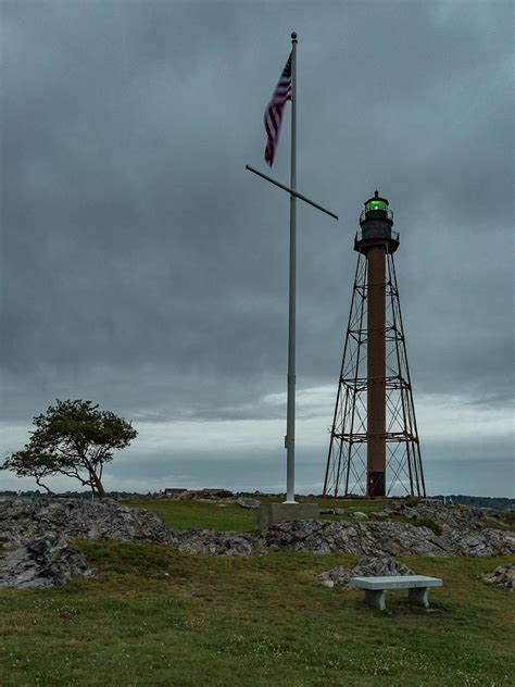 Marblehead Light Mixed Media By Capt Gerry Hare Fine Art America