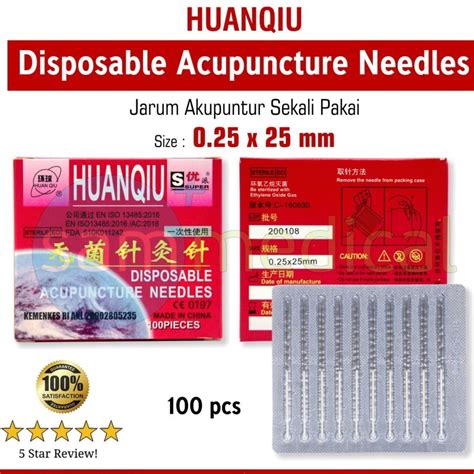 Jual Huan Qiu Jarum Akupuntur Huanqiu Sterile Acupuncture Needle