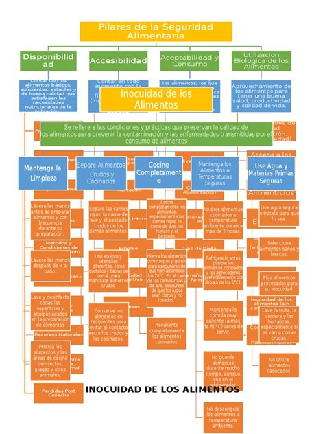 Mapas Conceptuales Seguridad Alimentaria Pdf Carne Seguridad Alimentaria