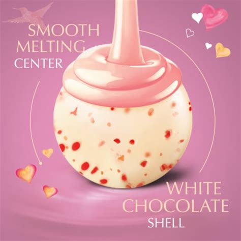 Lindt Lindor Valentine S Day Strawberries And Cream White Chocolate