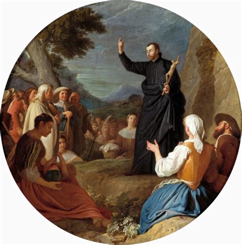 Saint John Francis Regis Preaching The Collection Museo Nacional