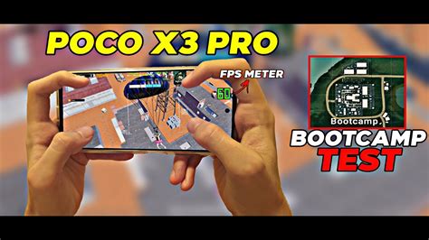 NEWPOCO X3 PRO BOOTCAMP TEST WITH FPS METER PUBG MOBİLE YouTube