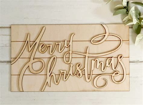 Merry CHRISTmas Sign - Designs by Dina