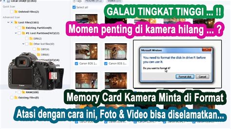 Cara Mengatasi Memory Sd Card Camera Tidak Bisa Dibuka Dan Minta Format