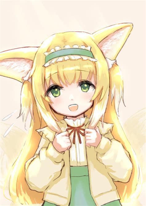 Safebooru 1girl D Animal Ear Fluff Animal Ears Arknights Blonde Hair