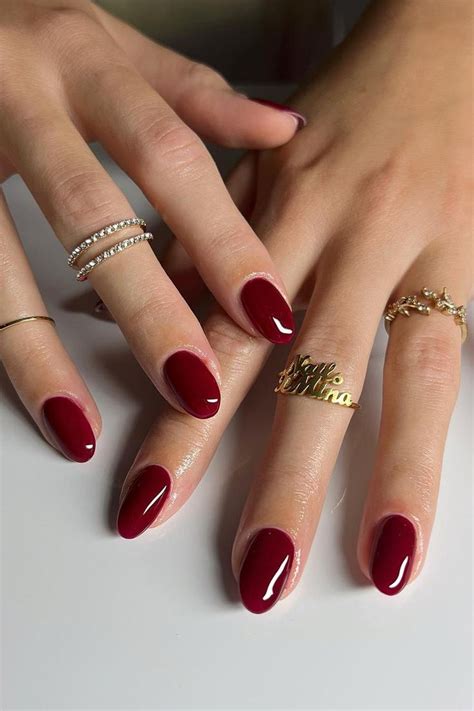 Cute Almond Nails Inspo To Feel Like A Princess Wine Nails Red