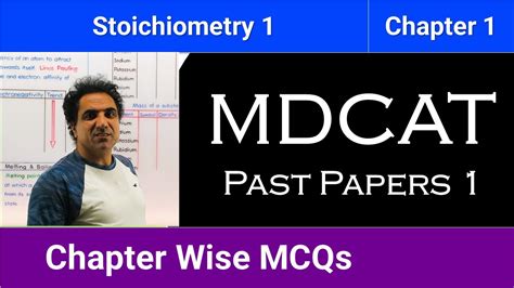 NMDCAT Past Papers 1 Chapter Wise MCQS Solutions Stoichiometry 1