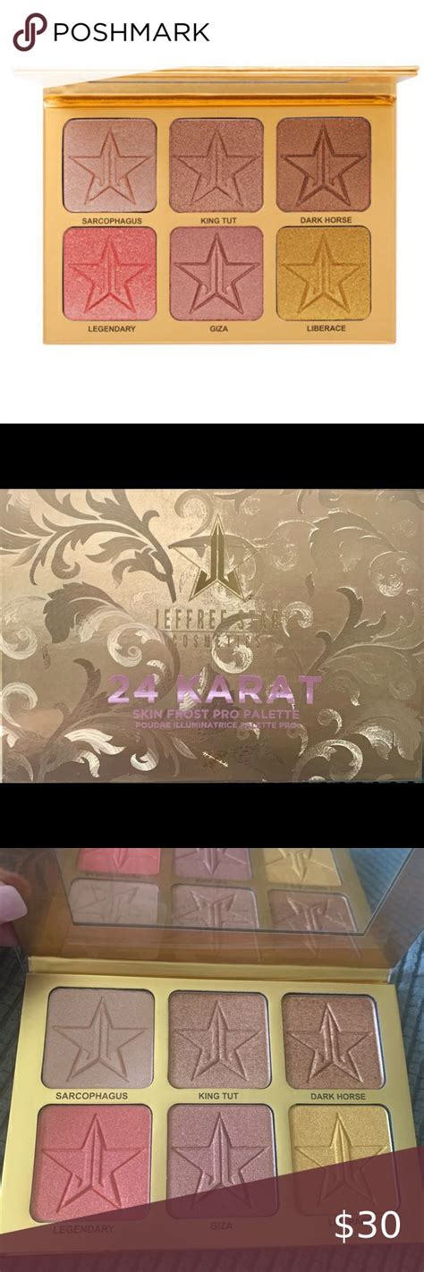 Jeffree Star Skin Frost Pro Palette In Karat Skin Frost Jeffree