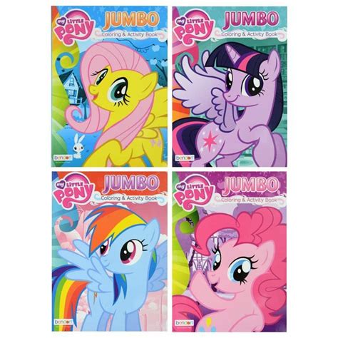 Bulk Bendon My Little Pony Jumbo Coloring And Activity