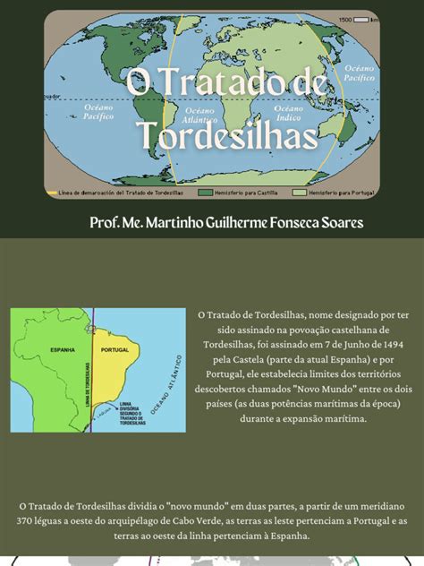 Apresente A Principal Determinação Do Tratado De Tordesilhas - Tratado de Tordesilhas: História e Impacto | PDF
